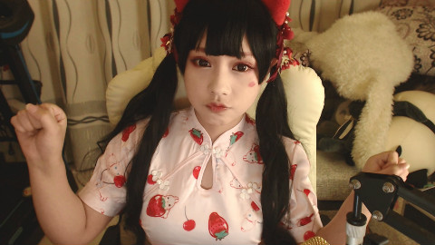 【狐不归撸妆】桃花眼的双马尾旗袍娘